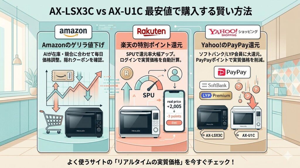 AX-LSX3CとAX-U1Cをお得に購入する方法